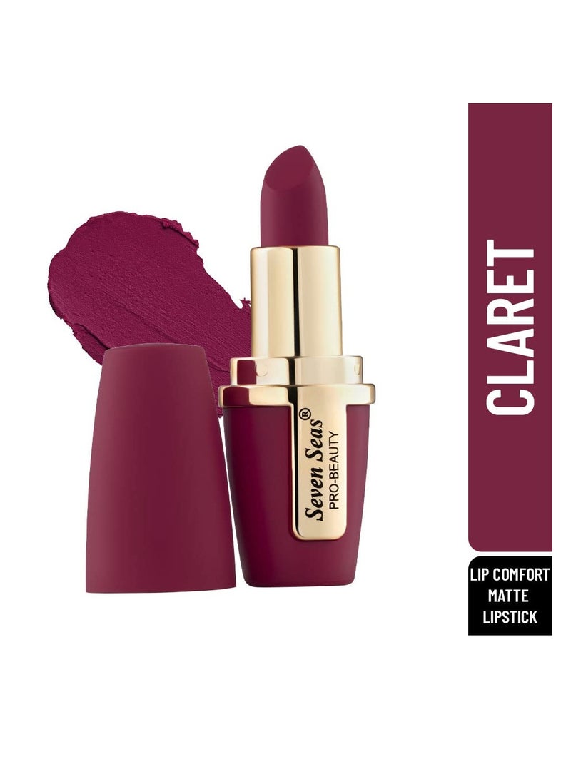 Seven Seas Lip Comfort Velvet Finish Matte Lipstick Long Lasting Smooth Application fsun proTransferproof and Smudge Proof  Highly Pigemented Lipstick for Women  Castro