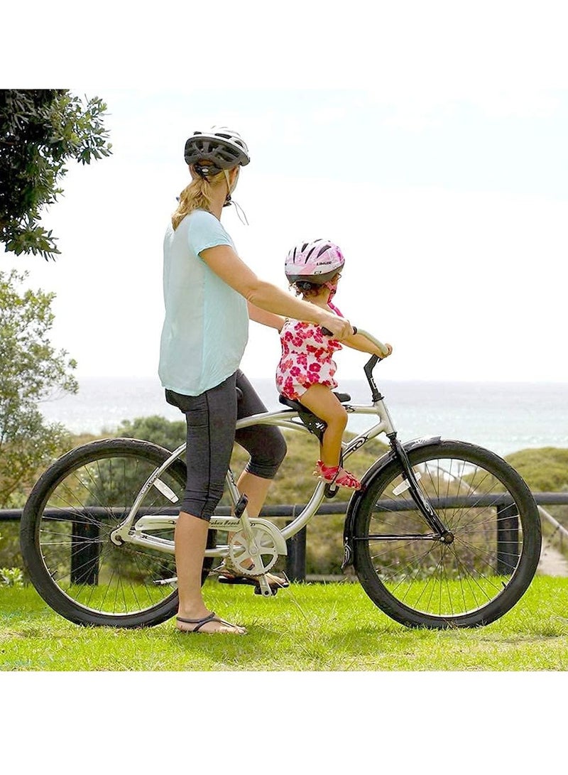 Kids Bike Seat for Mountain Bikes, Kids Bike Seat for Front of Bicycle, Detachable Front Mounted Bicycle Seats for Children 2-5 Years Old
