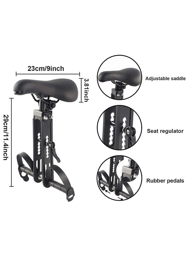 Kids Bike Seat for Mountain Bikes, Kids Bike Seat for Front of Bicycle, Detachable Front Mounted Bicycle Seats for Children 2-5 Years Old