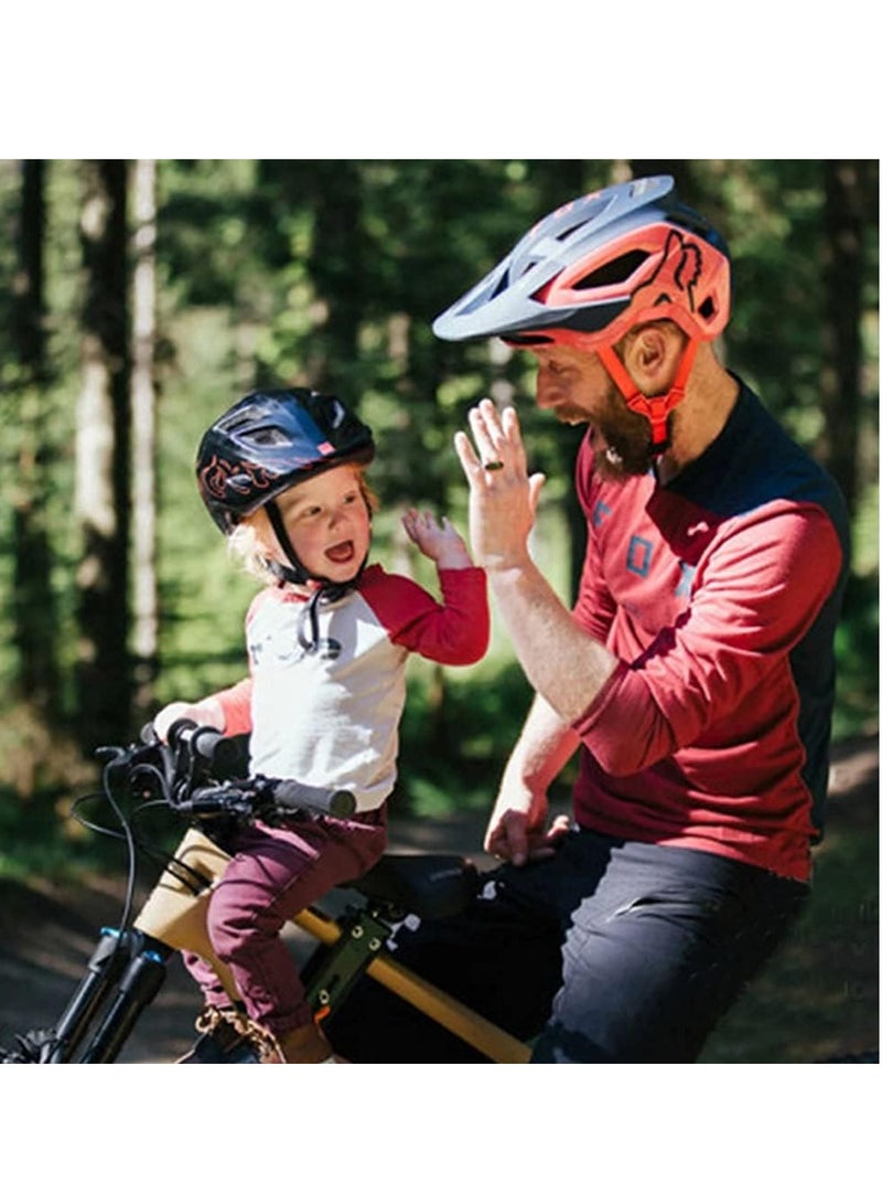 Kids Bike Seat for Mountain Bikes, Kids Bike Seat for Front of Bicycle, Detachable Front Mounted Bicycle Seats for Children 2-5 Years Old