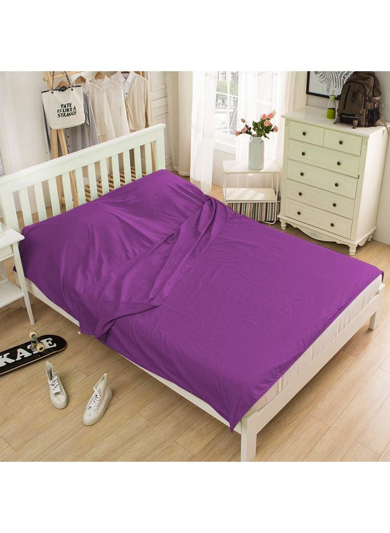 Sleeping Bag Liner Camping Travel Home Bed Sheet Lightweight Breathable Hotel Compact Sacks