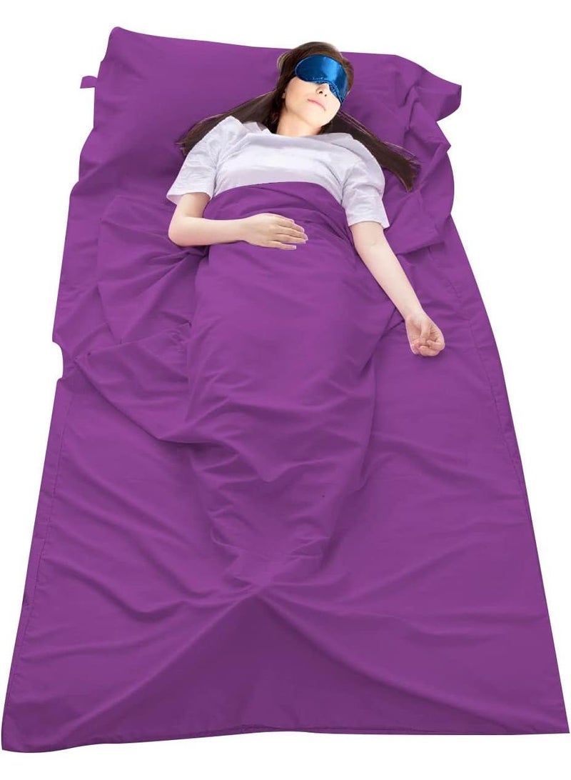 Sleeping Bag Liner Camping Travel Home Bed Sheet Lightweight Breathable Hotel Compact Sacks