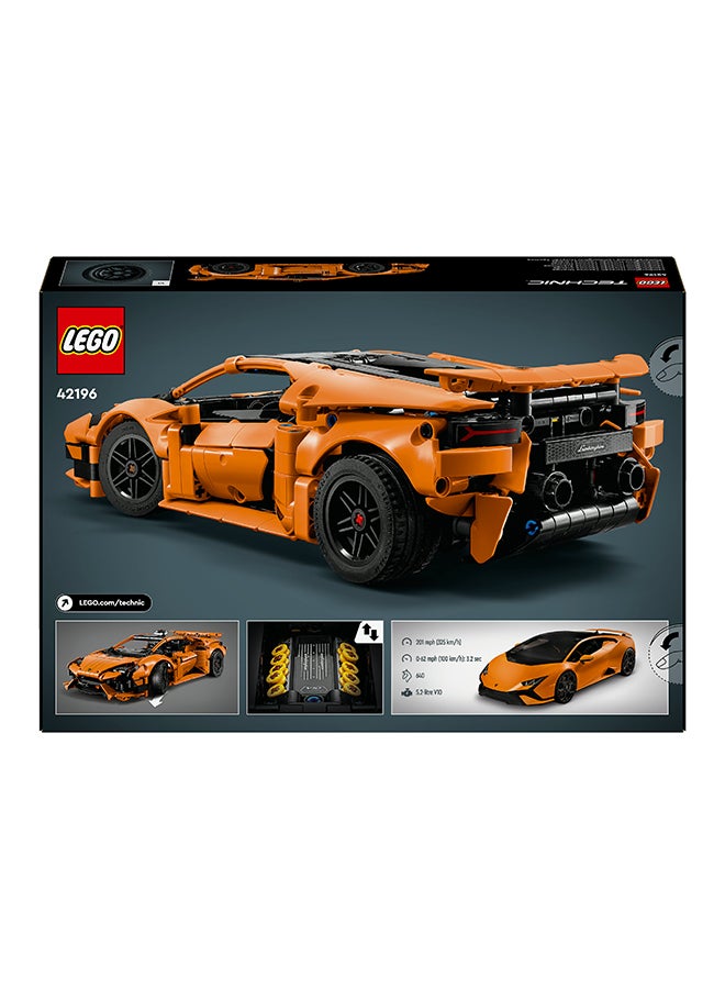 Technic Lamborghini Huracán Tecnica Orange 42196 (806) Pieces