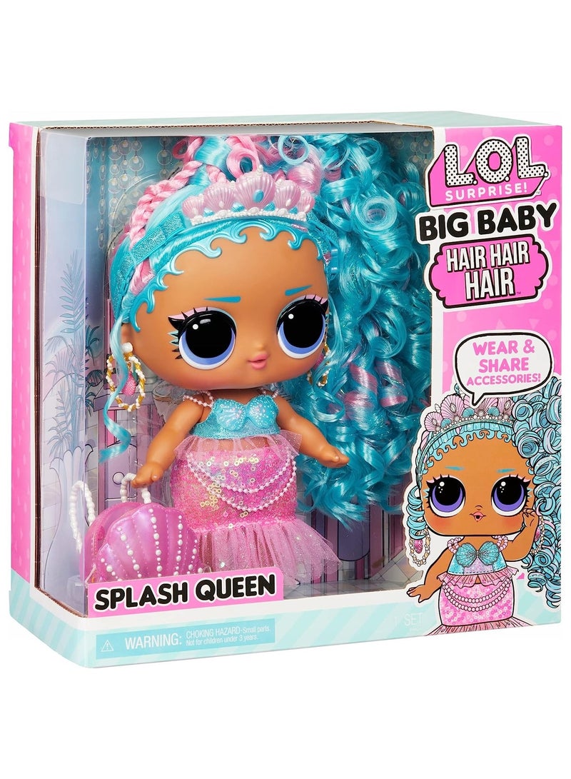 LOL Surprise Big Baby Hair Hair Hair Doll - Splash Queen