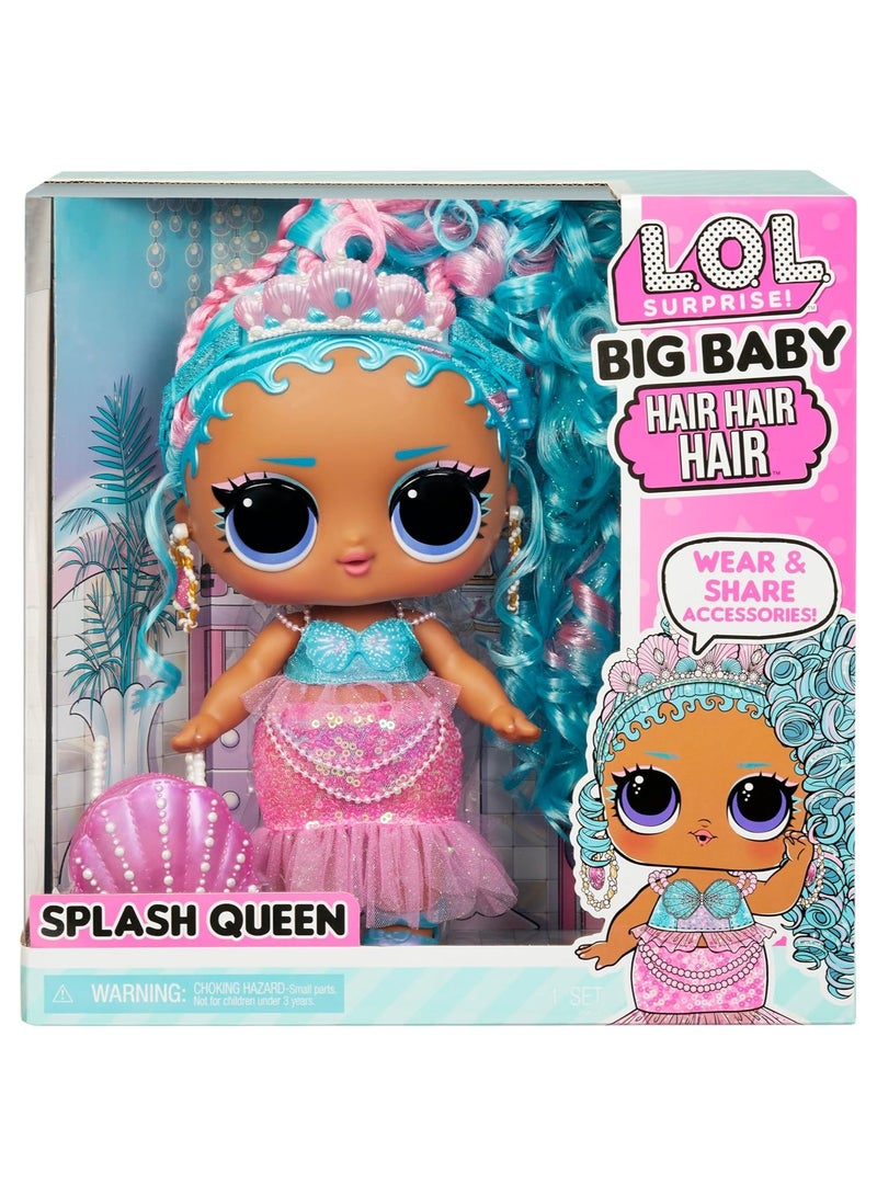 LOL Surprise Big Baby Hair Hair Hair Doll - Splash Queen