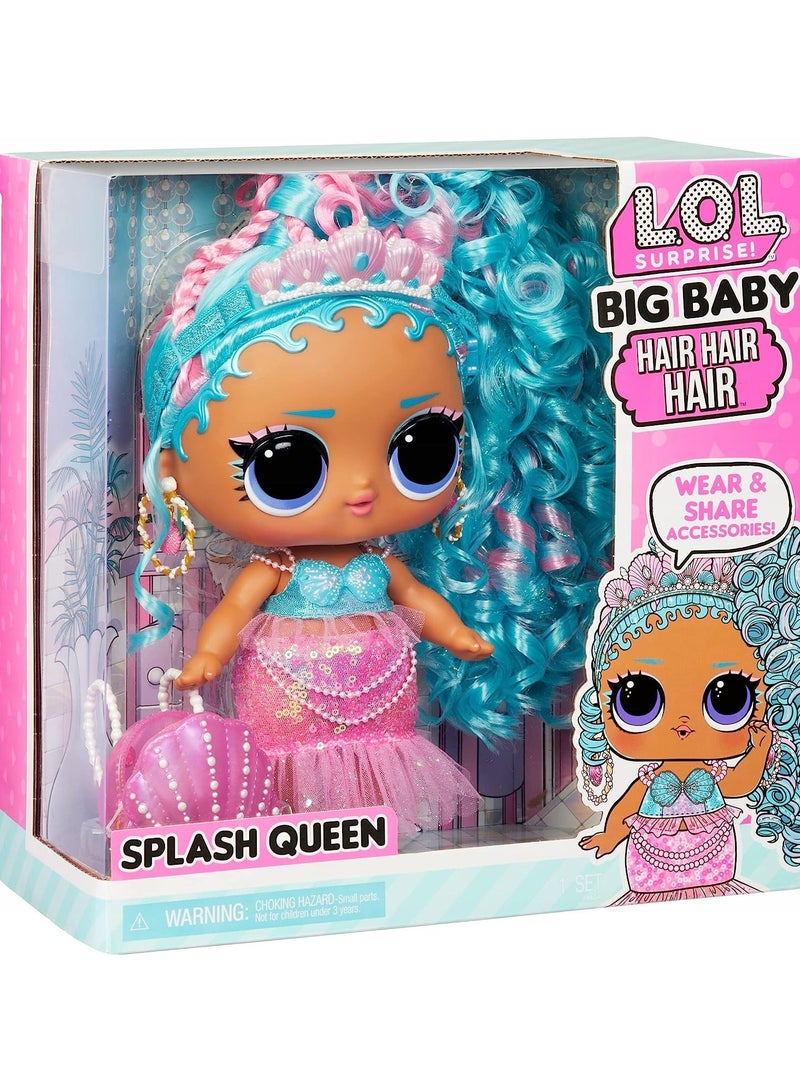 LOL Surprise Big Baby Hair Hair Hair Doll - Splash Queen