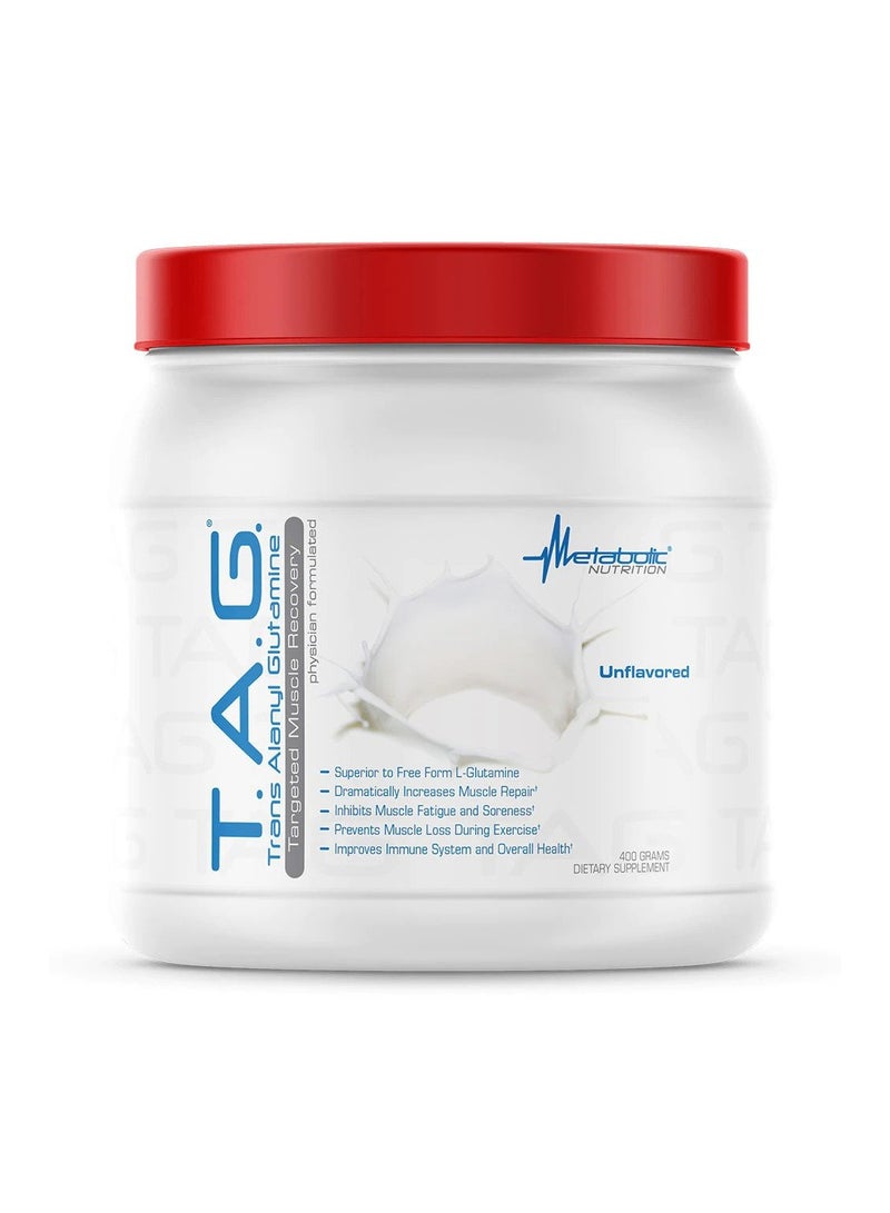 T.A.G. Trans Alanyl Glutamine 400g - Unflavoured