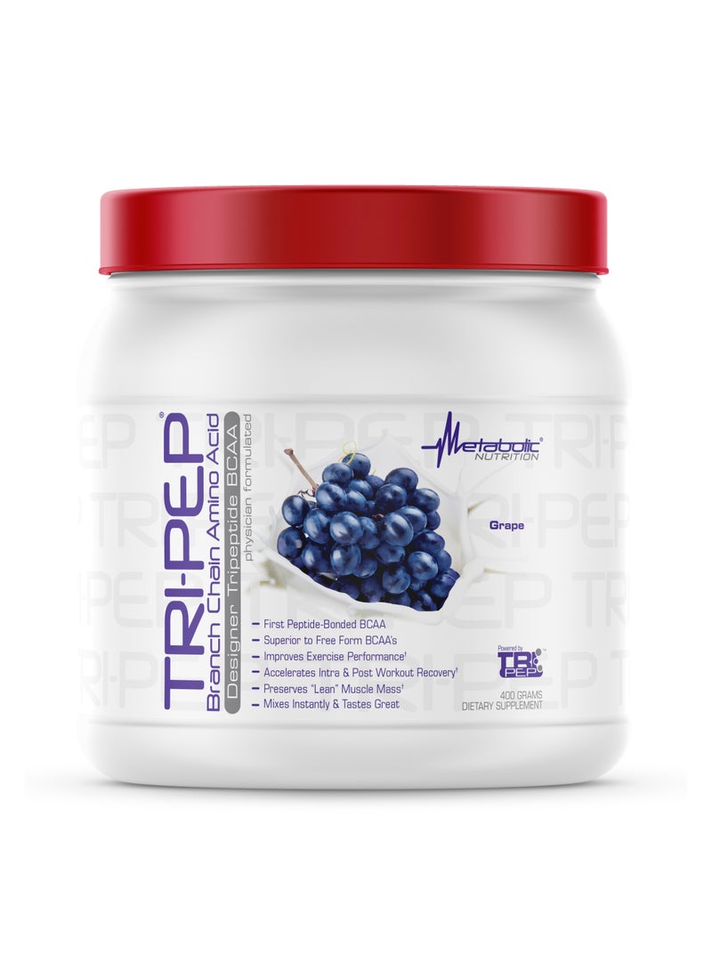 TRI-PEP BCAA (Branch Chain Amino Acid) 400g - Grape