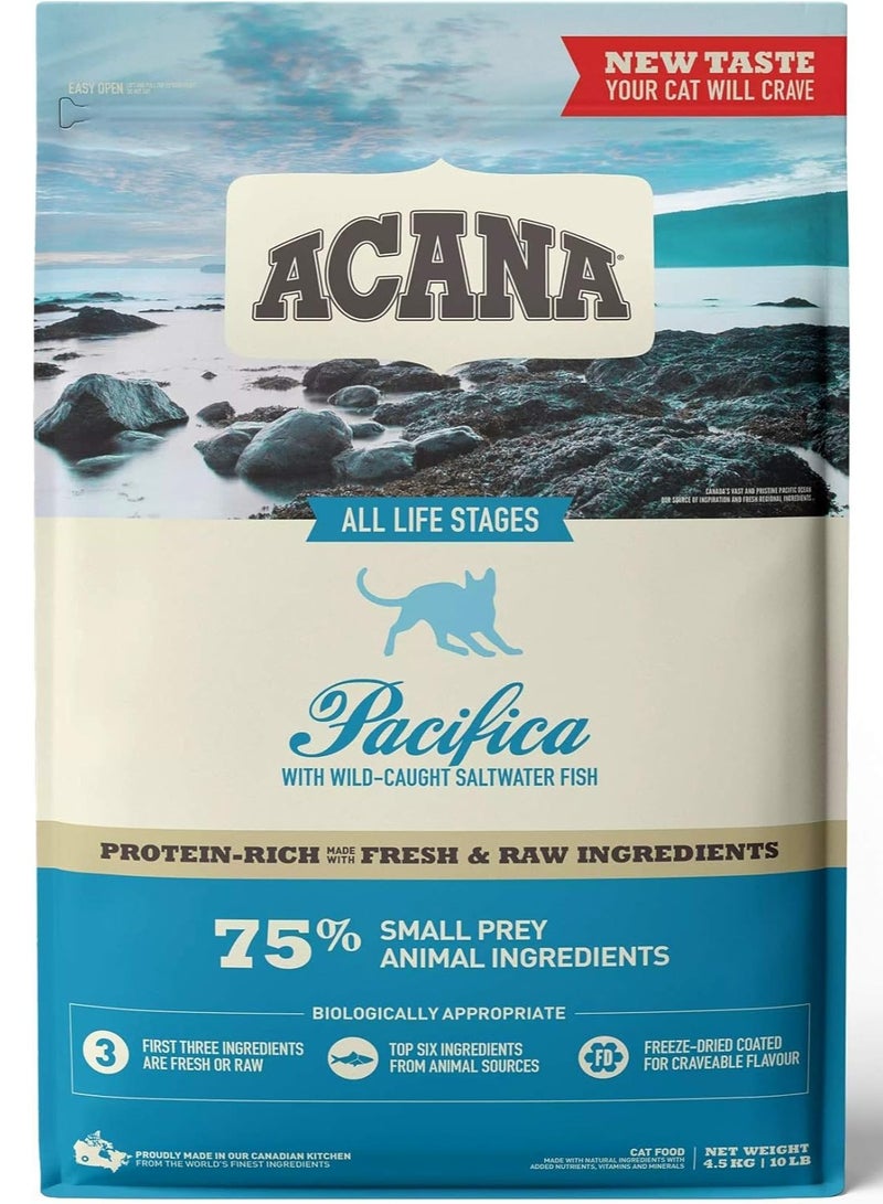 Acana Pacifica All Life Stages Dry Cat Food 4.5kg