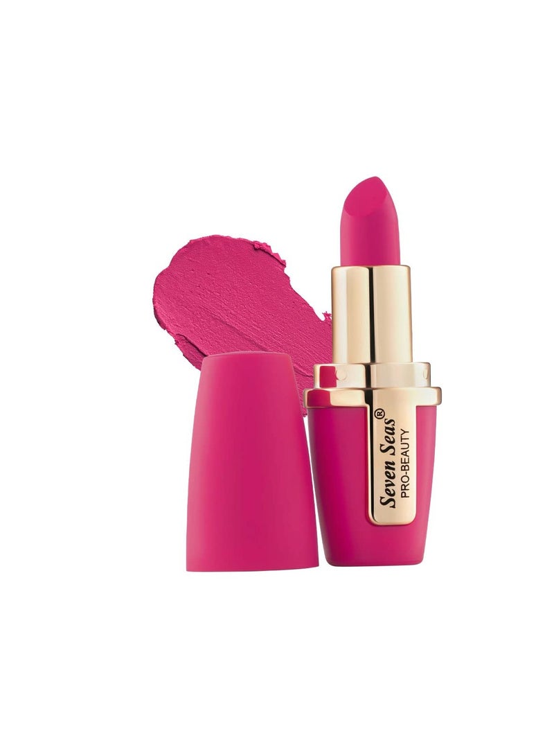 Seven Seas Lip Comfort Velvet Finish Matte Lipstick Long Lasting Smooth Application fsun proTransferproof and Smudge Proof  Highly Pigemented Lipstick for Women Crown