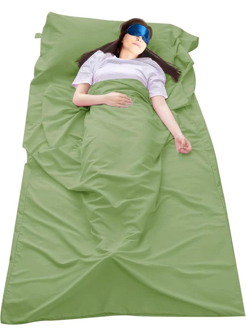 Sleeping Bag Liner Camping Travel Home Bed Sheet Lightweight Breathable Hotel Compact Sacks