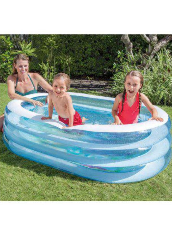 Oval Whale Fun Pool for Kid, Multicolor