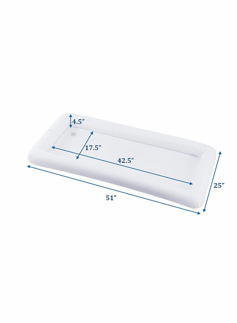 Inflatable Serving Bar 3 Pack Ice Buffet Salad Cooler Food Drink Containers with Drain Plug BBQ Picnic Pool Party Supplies