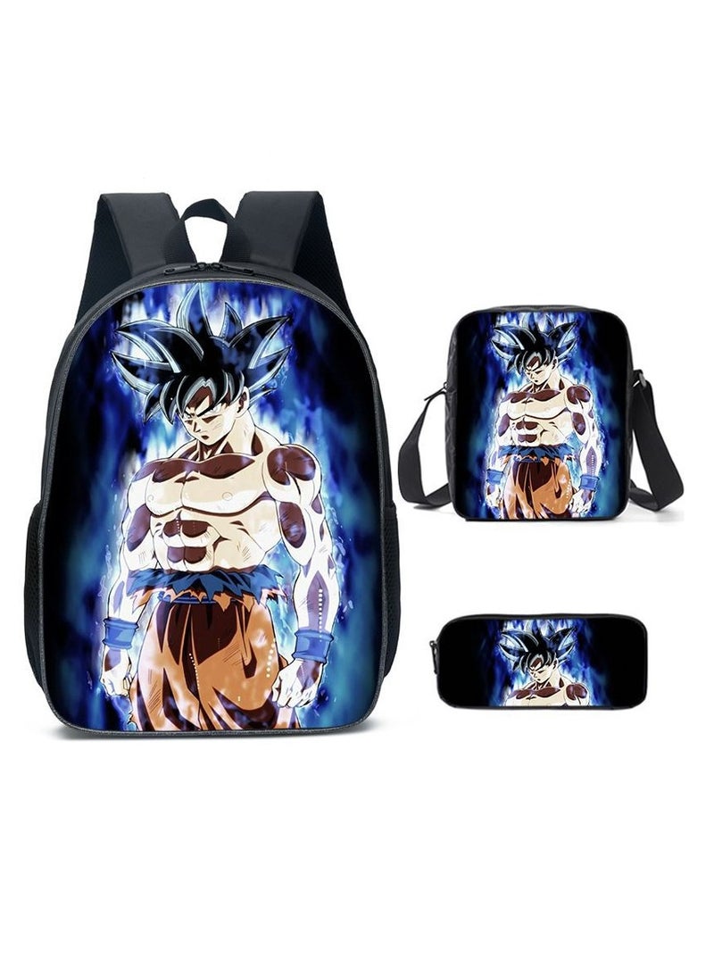 Dragon Ball Children's Three-piece Backpack  40*15*30cm