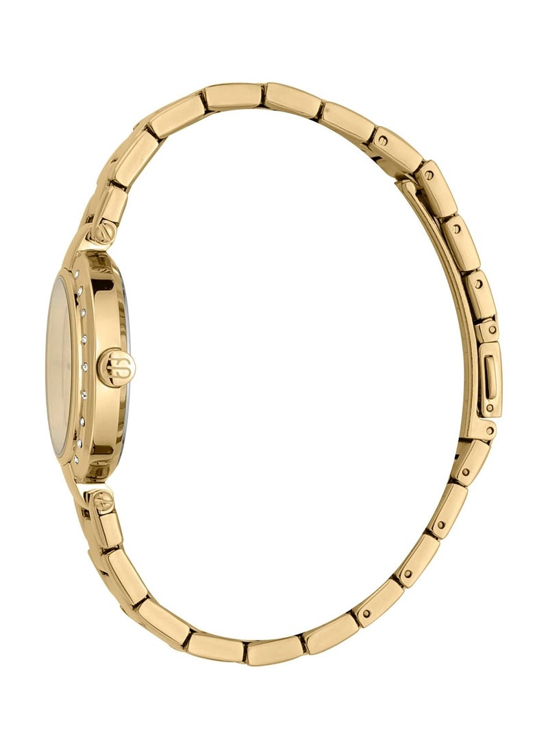 Esprit Stainless Steel Analog Women's Bracelet Watch With Stainless Steel Gold ES1L230M0055