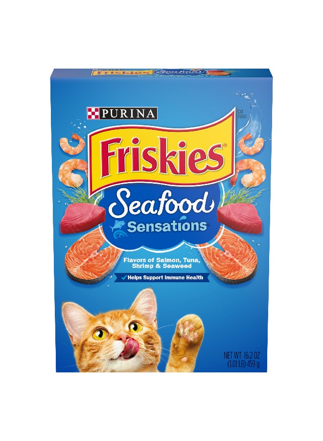 Friskies Seafood Sensations Cat Dry Food 459grams