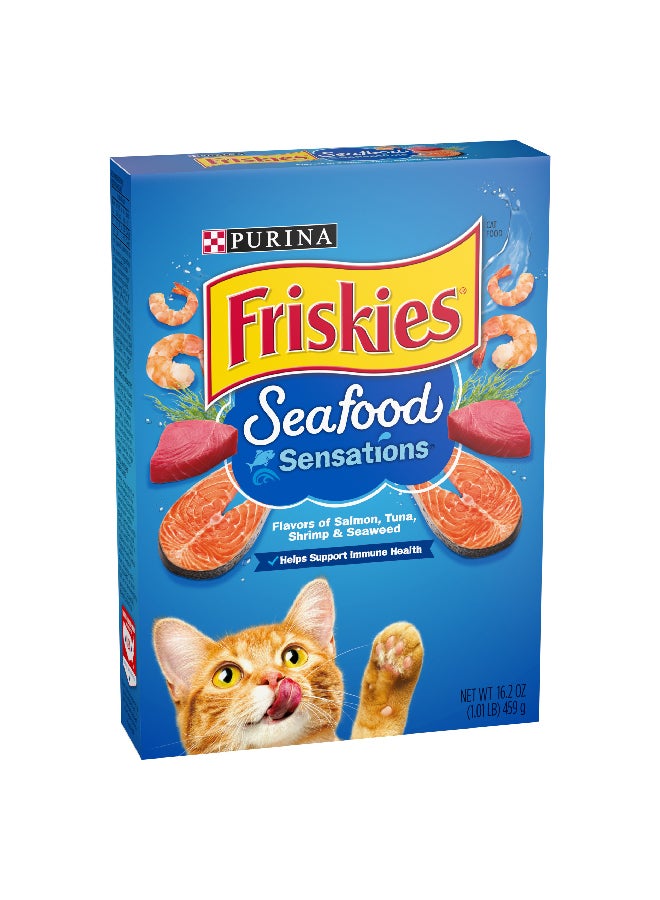 Friskies Seafood Sensations Cat Dry Food 459grams