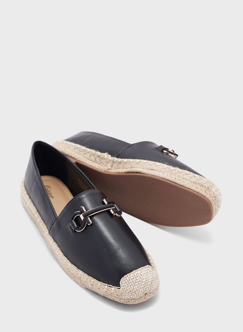 Horsebit Detail Espadrille