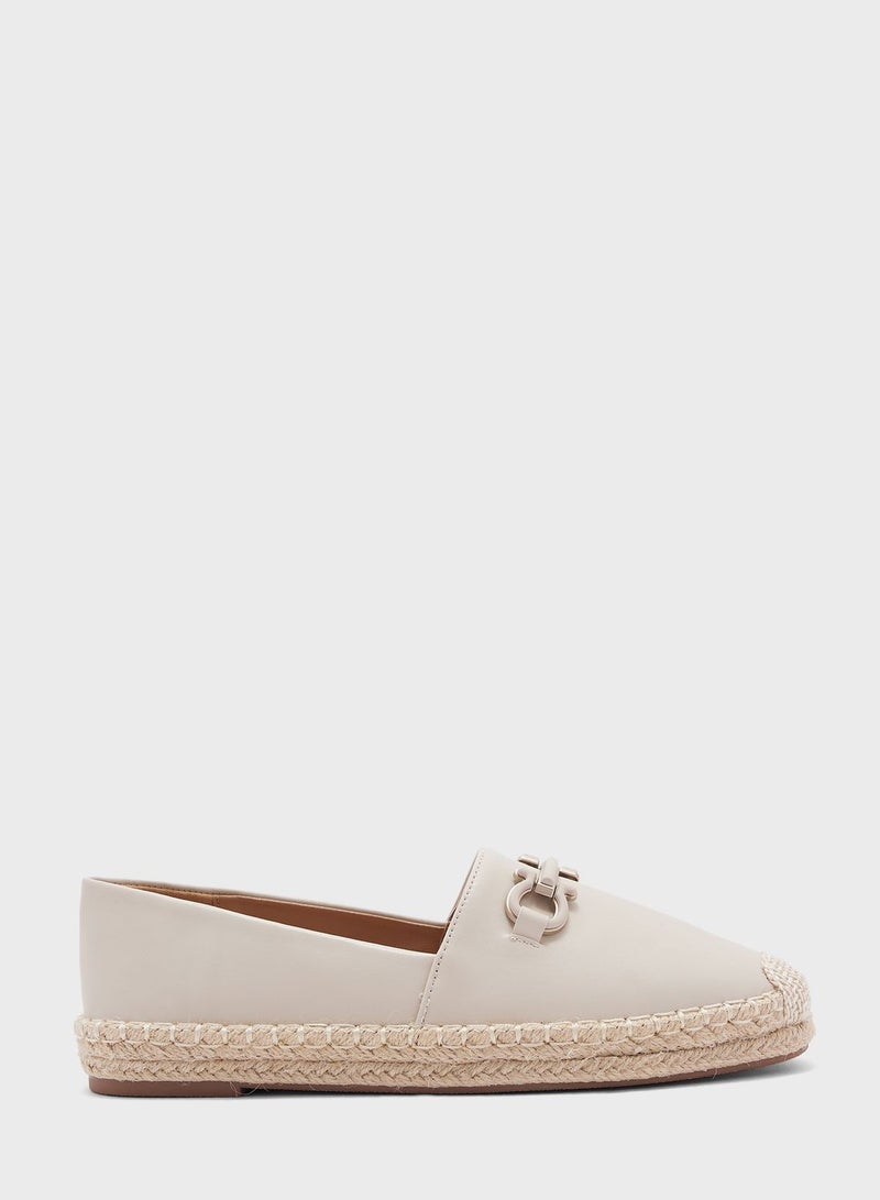 Horsebit Detail Espadrille