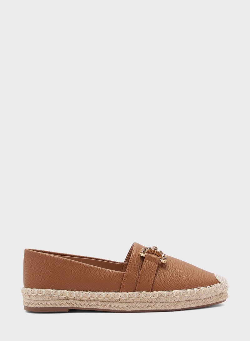 Buckle Horsebit Espadrille