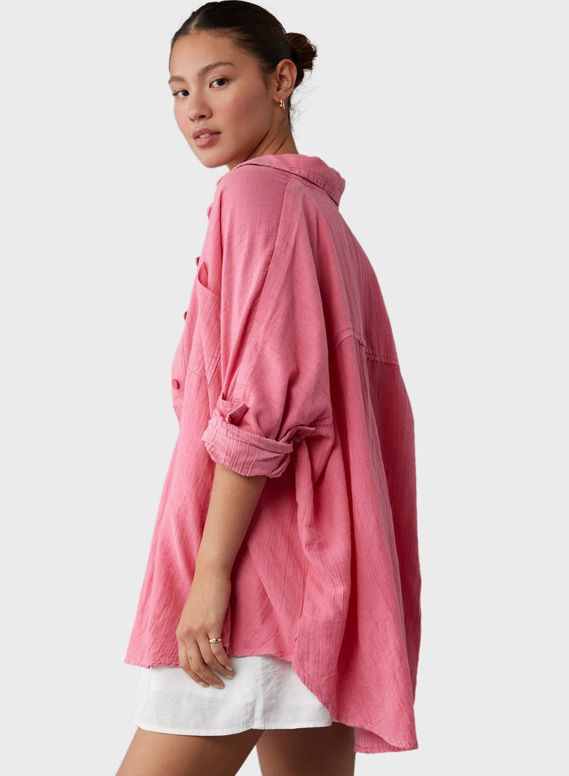 Oversized Button Down Shirt