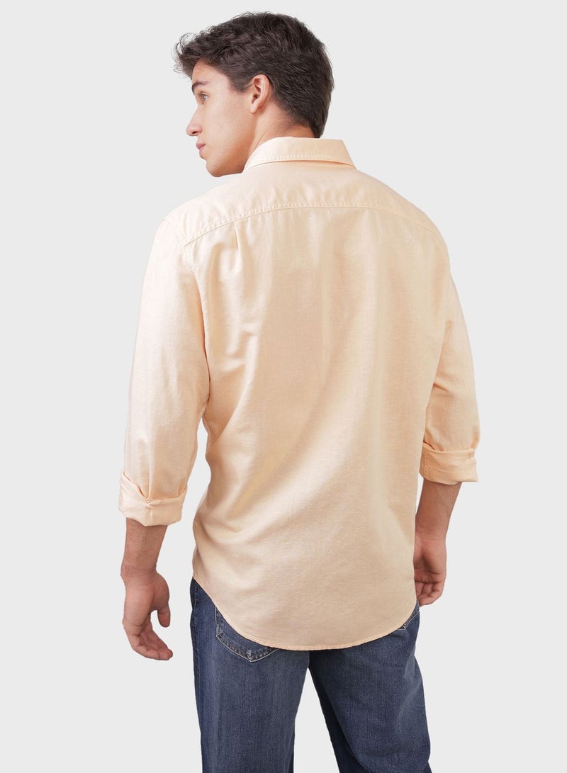 Essential Button Up Regular Fit  Shirt