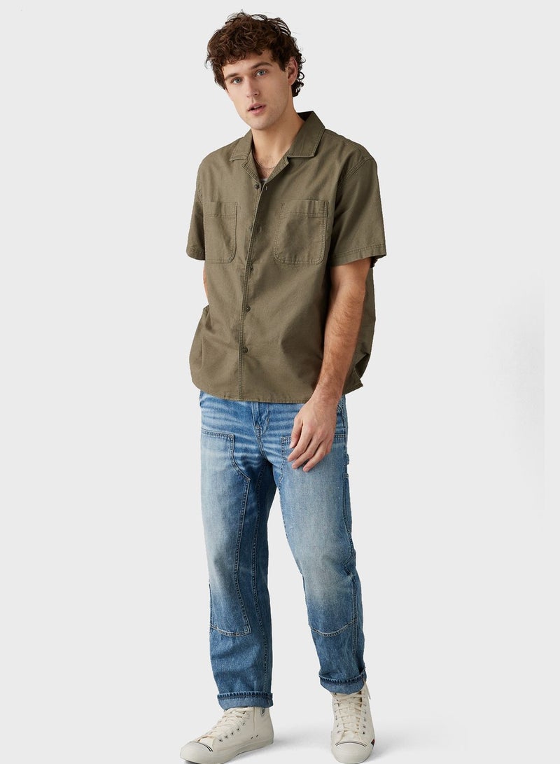 Essential Button Up Regular Fit Shirt