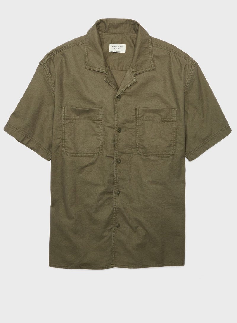 Essential Button Up Regular Fit Shirt