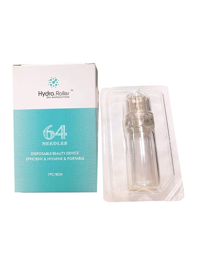 64 Micro Needle Derma Roller Skin Care Device Clear 0.5mm
