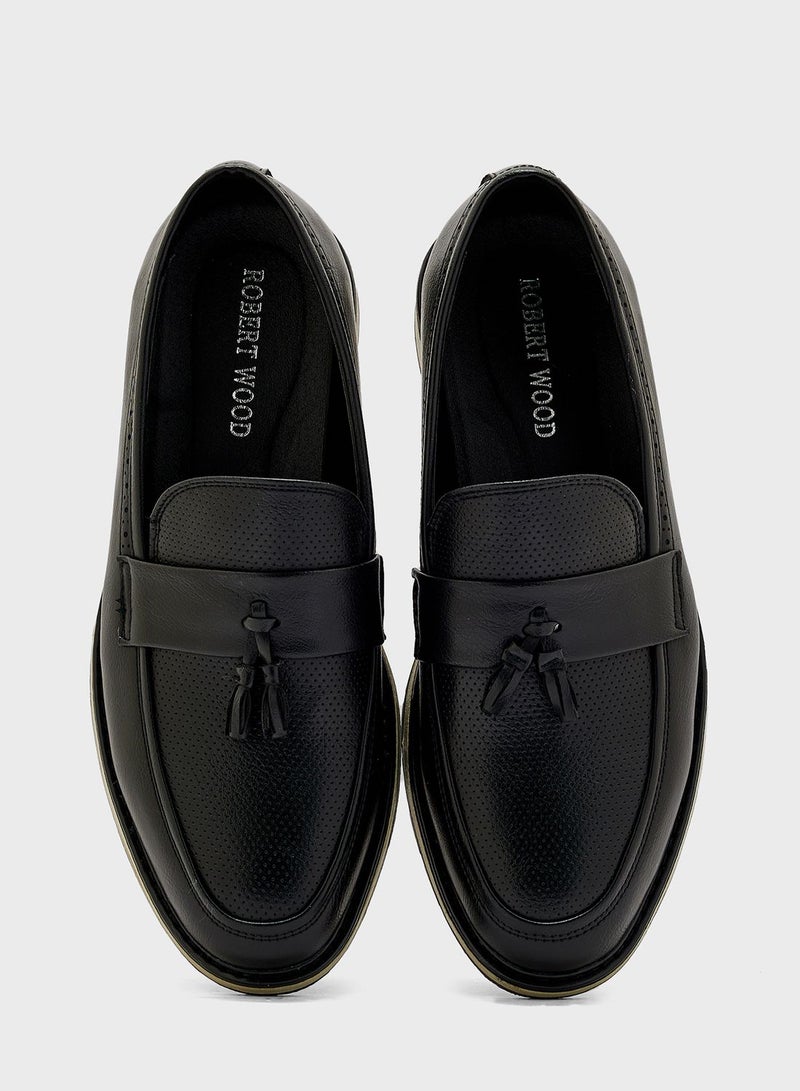 Tassle Details Casual Slip Ons