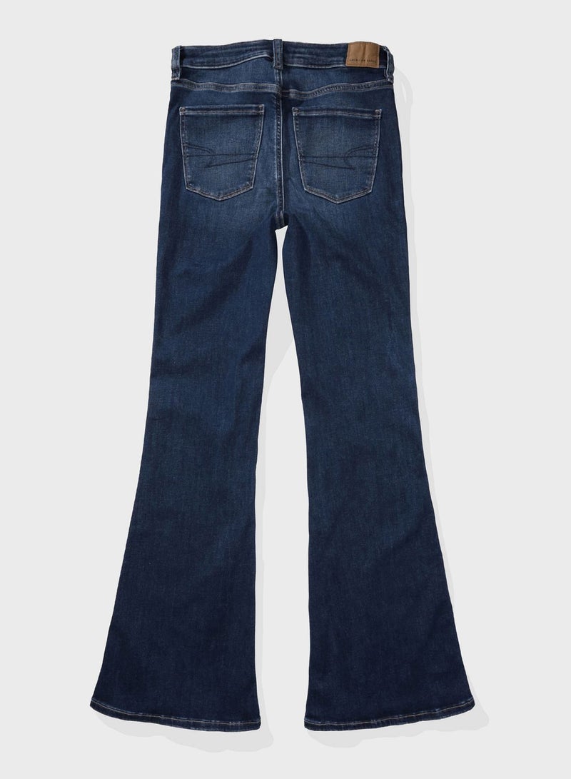 Flared High Waist Jeans