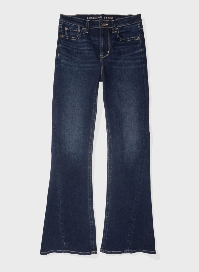 Flared High Waist Jeans