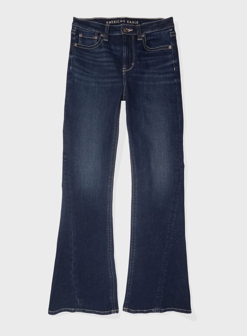 Flared High Waist Jeans