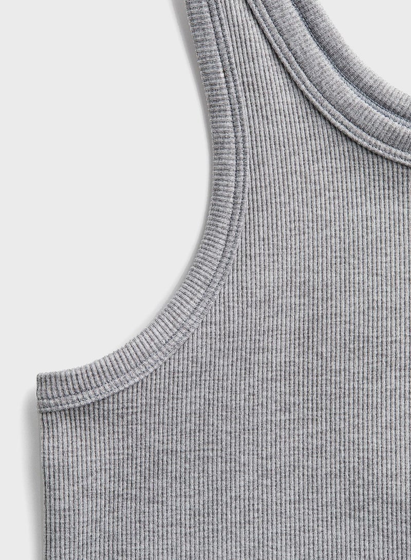 Drymove™ Scoop Neck Cropped Vest Top