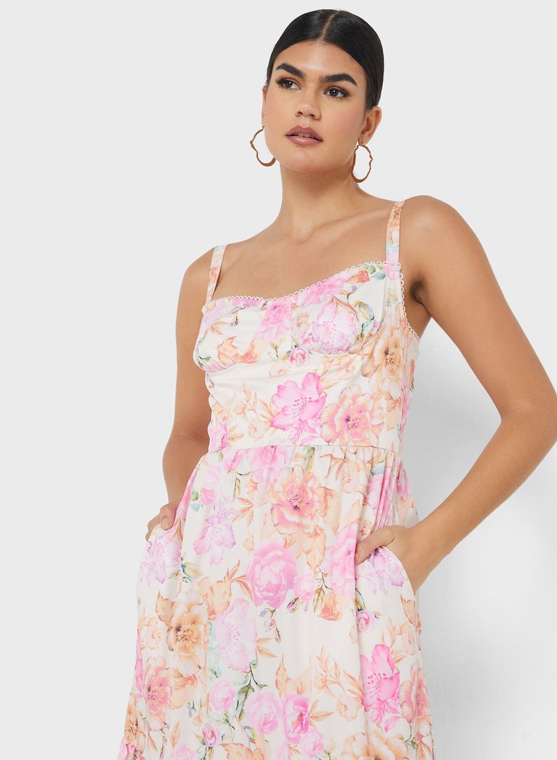 Floral Print Dress