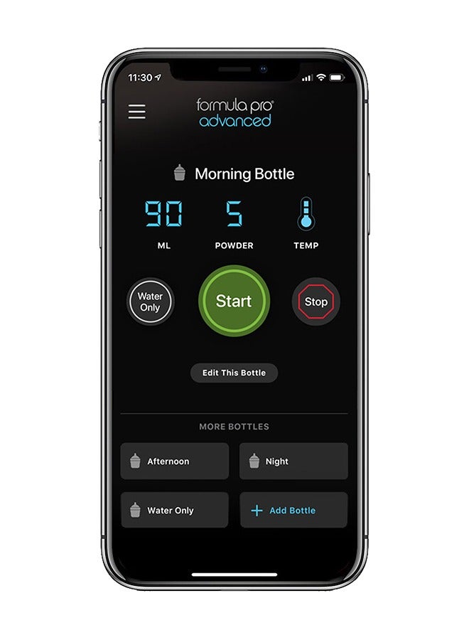 Formula Pro Advanced Wifi Formula Dispenser Automatically Mix A Warm Formula Bottle From Your Phone Instantly – Easily Make Bottle With Automatic Powder Blending Machine, Black