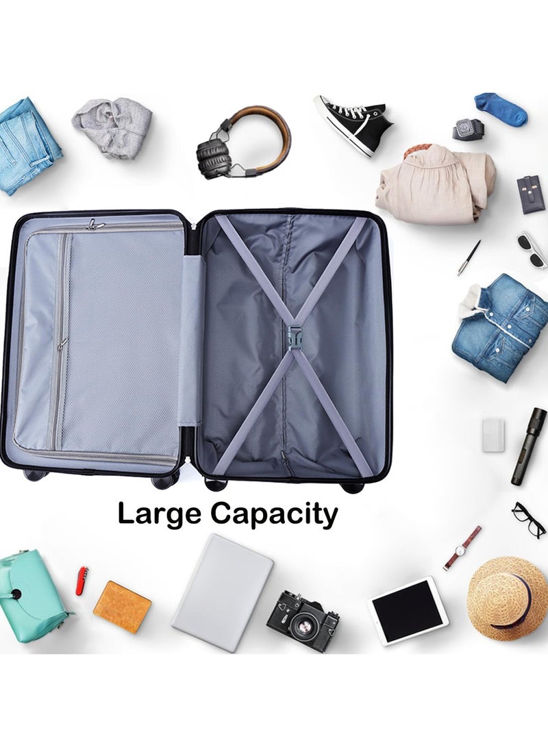 3pcs Luggage Set,ABS Luggage Set,Hardside Spinner Luggage,Hardside Luggage with Spinner Wheels,20