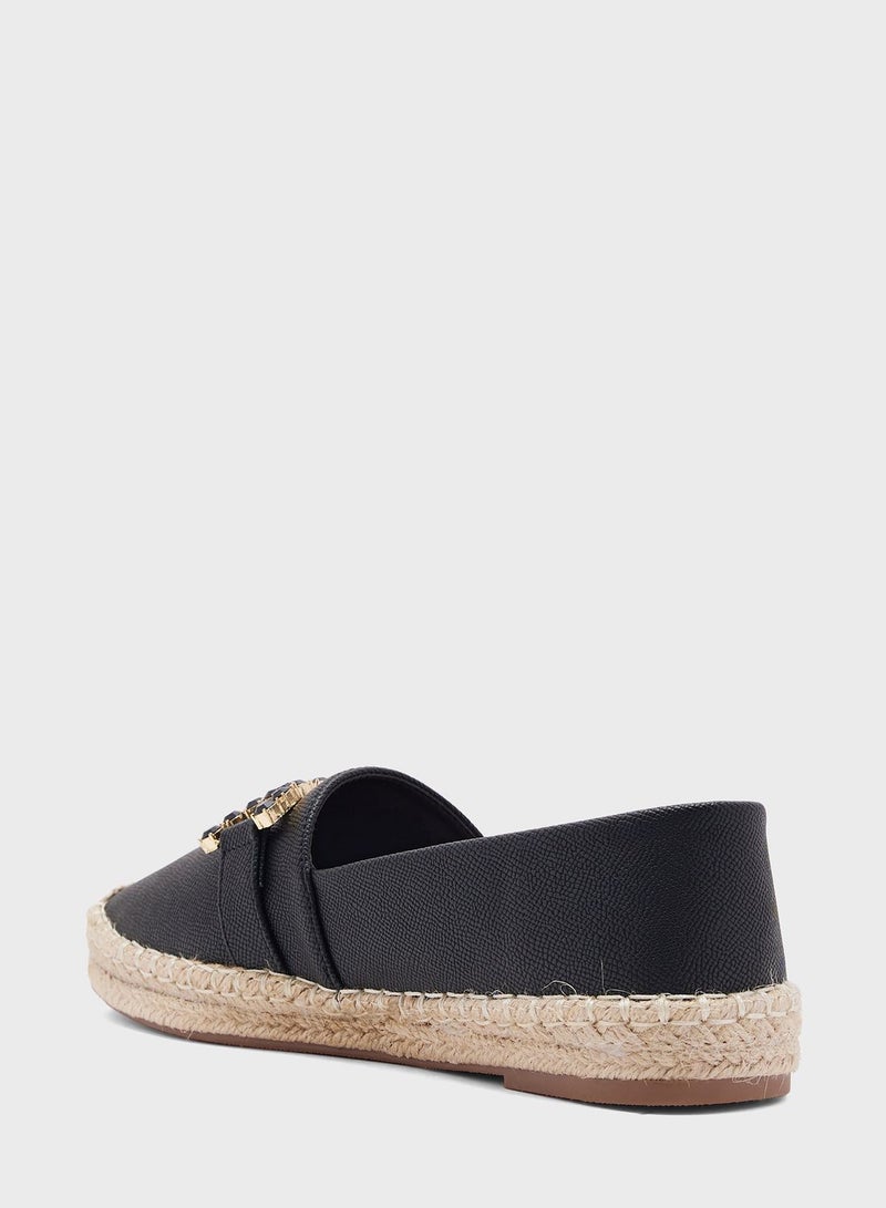 Buckle Horsebit Espadrille