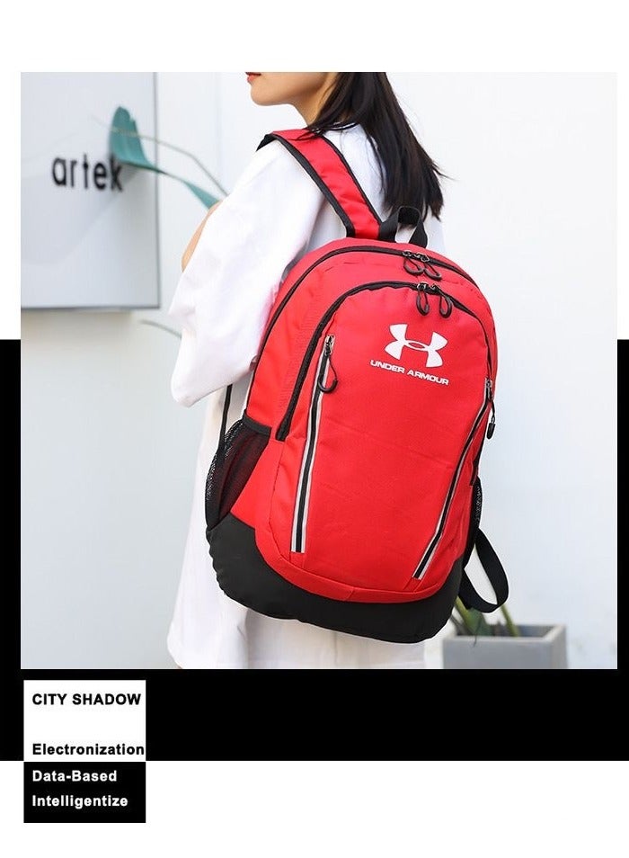 【School season】 Printed Large Capacity Zipper Backpack School Bag Student Backpack Classic Backpack Laptop Backpack Colorful Backpack