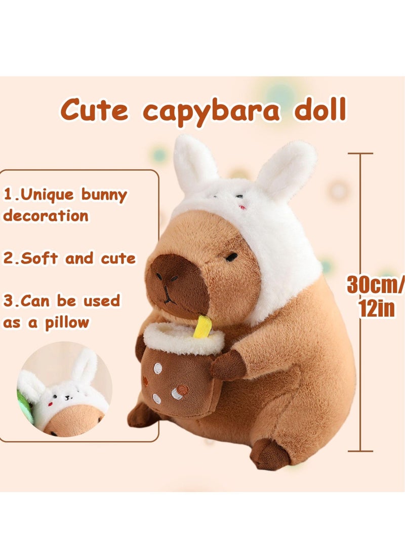 Capybara Plush Toy Pillow, 12