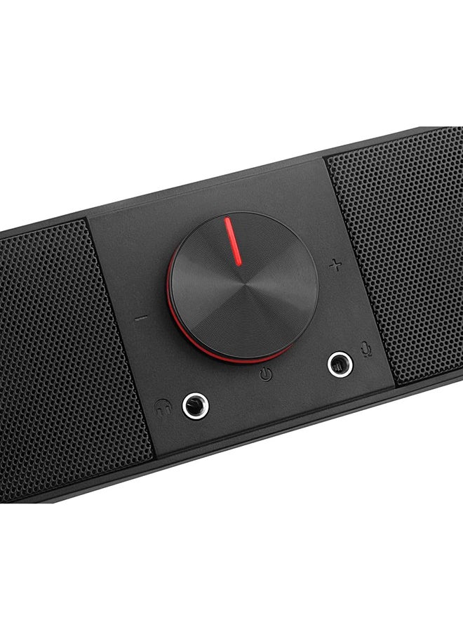 Darknets GS570 BT Speaker, 4 Different Mode RGB Lights, 2 Channel Stereo Core, BT 5.0, 65db Sound, 150Hz-20kHz Freq, Classic Volume Button, 3.5mm AUX Jack & USB Port, Black | Darknets GS570