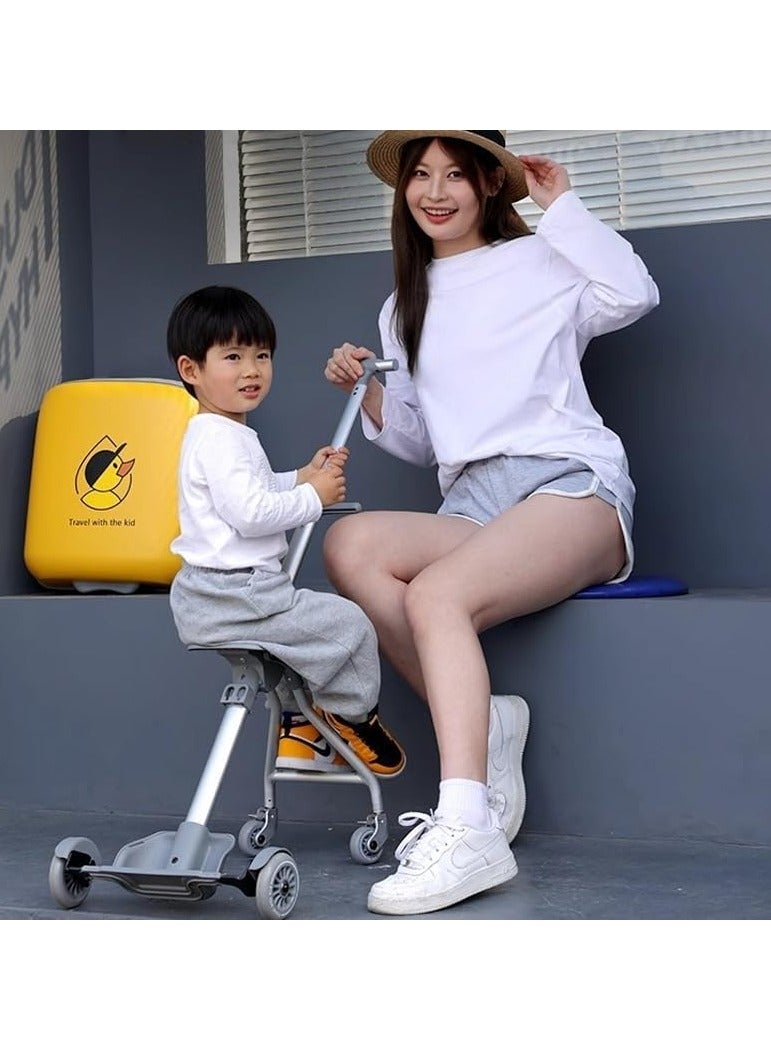 Kids Carry-On Luggage with Wheels,Satisfying Your Child's Playfulness, Convenient For Traveling, Excursions, Homecoming