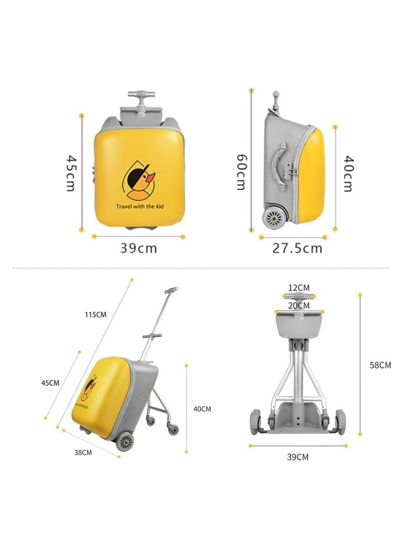 Kids Carry-On Luggage with Wheels,Satisfying Your Child's Playfulness, Convenient For Traveling, Excursions, Homecoming