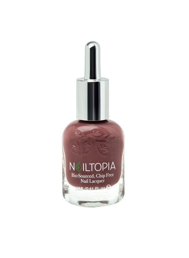 Plantbased Chip Free Nail Lacquer Non Toxic Biosourced Longlasting Strengthening Polish Not Today (Mauve) 0.41Oz