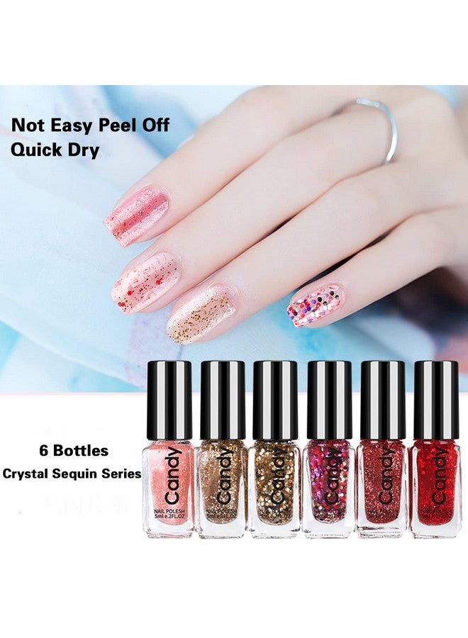 Dry Quickly Nail Polish Set Not Easy Peel Off And Quick Drying Nail Polish For Pack Long Lasting Nail Polish For Women