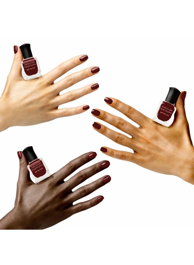 Gel Lab Pro Nail Polish Treatment Enriched For Health Wear And Shine No Animal Testing 21 Free Vegan Red And Purple Colors