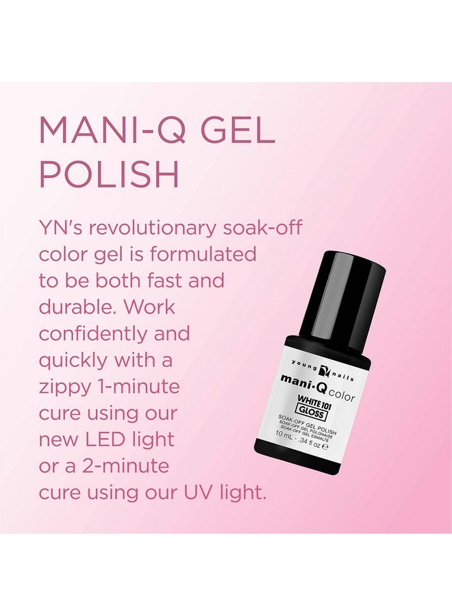 Maniq Gel Polish Color Gel Nail Polish For Natural Or Artificial Nails Cure With Led Or Uv Light Soak Off Gel Polish 0.34 Fl Oz.