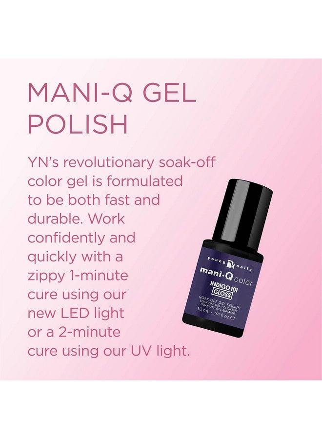 Maniq Gel Polish Color Gel Nail Polish For Natural Or Artificial Nails Cure With Led Or Uv Light Soak Off Gel Polish 0.34 Fl Oz.