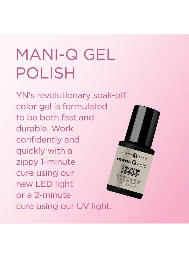 Maniq Gel Polish Color Gel Nail Polish For Natural Or Artificial Nails Cure With Led Or Uv Light Soak Off Gel Polish 0.34 Fl Oz.