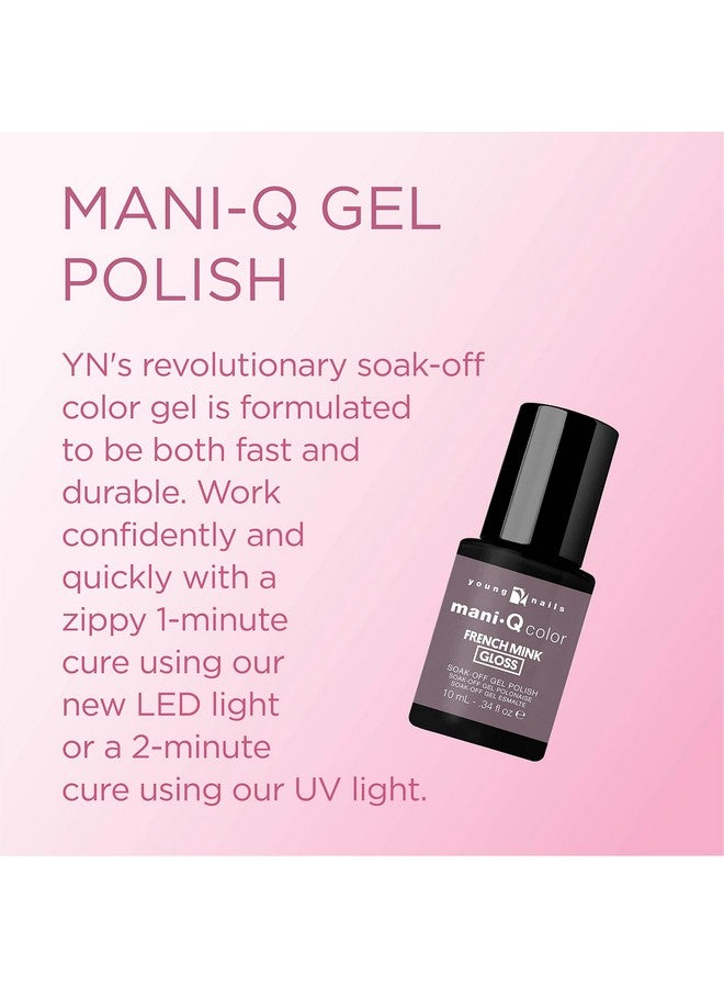 Maniq Gel Polish Color Gel Nail Polish For Natural Or Artificial Nails Cure With Led Or Uv Light Soak Off Gel Polish 0.34 Fl Oz.